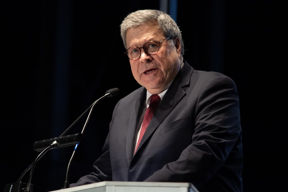 DOJ Attorney General Bill Barr