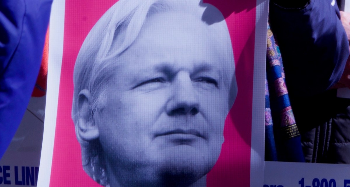 Julian Assange protest