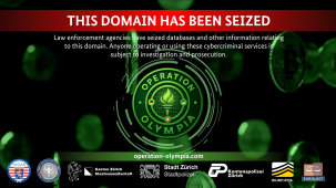 Authorities posted a seizure notice on Cryptomixer's site after its assets were seized. (Europol)