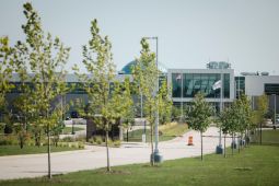 Foxconn campus in Mt. Pleasant, Wisconsin. (Taylor Glascock for The Washington Post via Getty Images)